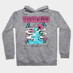 TRANCE  - Music Meditation (pink/black/blue) Hoodie